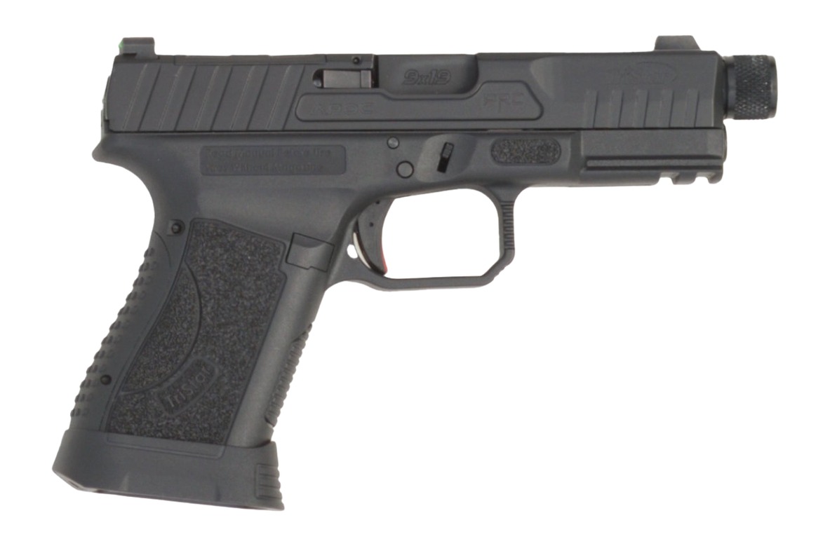 TriStar 85780 Apoc Pro 9mm Luger 15+1 4.50" Black Threaded Barrel, Black Steel Optic Ready/Serrated Slide, Black Polymer Frame w/Picatinny Rail, Interchangeable Backstrap Grip 3 TriStar 85780 Apoc Pro 9mm Luger 15+1 4.50" Black Threaded Barrel, Black Steel Optic Ready/Serrated Slide, Black Polymer Frame w/Picatinny Rail, Interchangeable Backstrap Grip