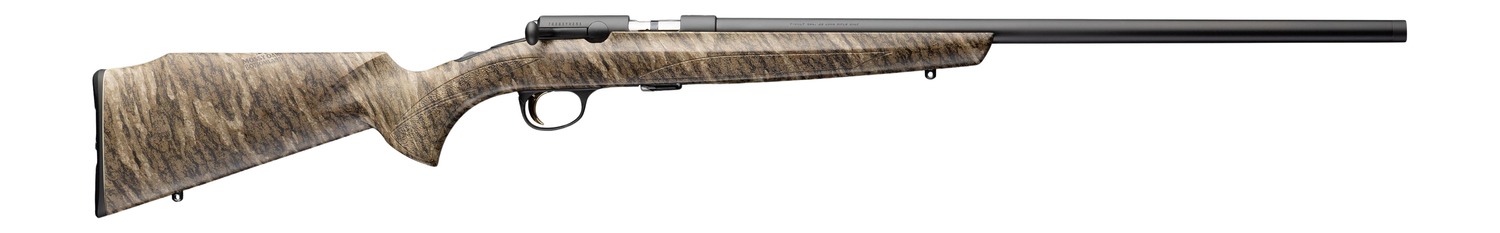 Browning 025259204 T-Bolt Target/Varmint SR 22 WMR 10+1 22" Matte Blued Threaded Barrel, Blue Polished Steel Drilled & Tapped Receiver, Mossy Oak Bottomland Monte Carlo Synthetic Stock, Right Hand 3 Browning 025259204 T-Bolt Target/Varmint SR 22 WMR 10+1 22" Matte Blued Threaded Barrel, Blue Polished Steel Drilled & Tapped Receiver, Mossy Oak Bottomland Monte Carlo Synthetic Stock, Right Hand