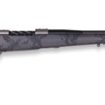 Weatherby MGT01N25RWR4B Mark V Backcountry Guide TI 25 WBY RPM 4+1 22" +2 Black Fluted Threaded Barrel, Titanium Drilled & Tapped Receiver, Exposed Carbon w/Carbide Black Accents Fixed Peak 44 Blackto 2 191217