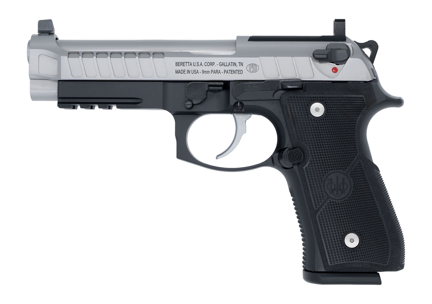 Langdon Tactical Tech 92E2TJRR Beretta 92 Elite Full Size 9mm Luger 18+1 4.70" Stainless Barrel, Inox Stainless Steel Optic Ready/Serrated Slide, Black Anodized Aluminum Frame w/Picatinny Rail, Textu 3 Langdon Tactical Tech 92E2TJRR Beretta 92 Elite Full Size 9mm Luger 18+1 4.70" Stainless Barrel, Inox Stainless Steel Optic Ready/Serrated Slide, Black Anodized Aluminum Frame w/Picatinny Rail, Textu