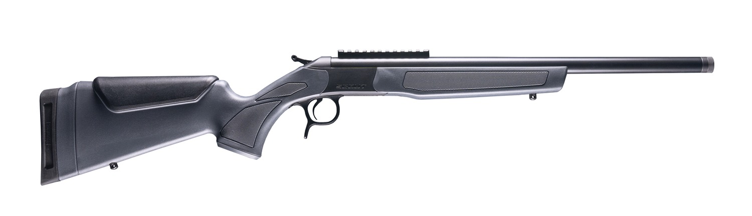 CVA CR4449 Scout 25 Creedmoor 1rd 16.50" Matte Blued Threaded Barrel & Receiver w/DuraSight Rail, Stealth Gray Synthetic Stock 3 CVA CR4449 Scout 25 Creedmoor 1rd 16.50" Matte Blued Threaded Barrel & Receiver w/DuraSight Rail, Stealth Gray Synthetic Stock