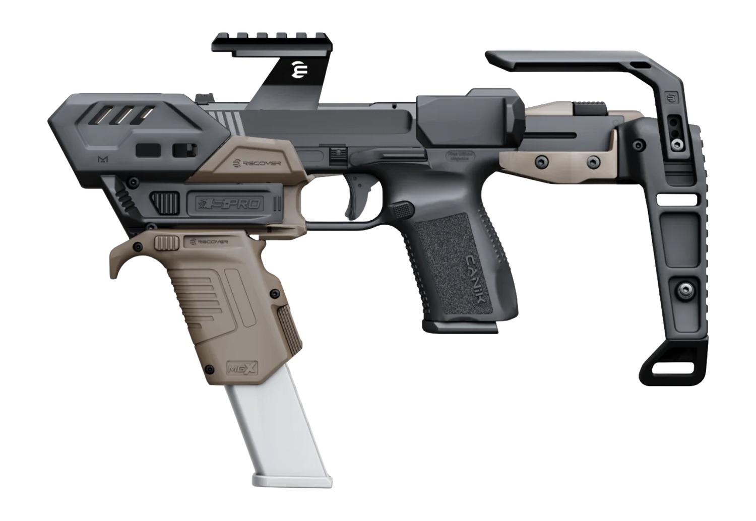 REC SPRO-CBGB-02 SPRO MG FULL KIT CANIK TAN 3 REC SPRO-CBGB-02 SPRO MG FULL KIT CANIK TAN