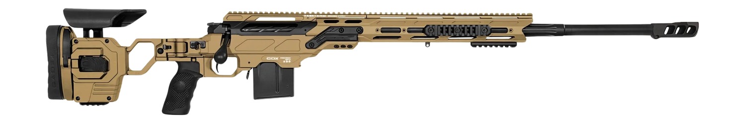 Cadex Inc CDX30LITE6524BR20I2B1N CDX-30 Lite 6.5 Creedmoor 10+1 24" Black DLC Fluted Threaded Barrel, Hybrid Tan Cerakote Receiver w/Picatinny Rail, M-LOK Handguard, Adjustable Folding Hybrid Tan Butt 3 Cadex Inc CDX30LITE6524BR20I2B1N CDX-30 Lite 6.5 Creedmoor 10+1 24" Black DLC Fluted Threaded Barrel, Hybrid Tan Cerakote Receiver w/Picatinny Rail, M-LOK Handguard, Adjustable Folding Hybrid Tan Butt