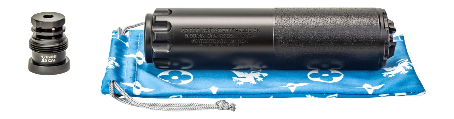 Griffin Armament GAREC5KAM-W 5K RECCE 5.56mm 1.50" Black Stainless Steel 1/2"x28 3 Griffin Armament GAREC5KAM-W 5K RECCE 5.56mm 1.50" Black Stainless Steel 1/2"x28