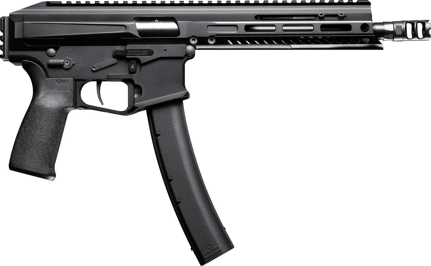 Patriot Ordnance Factory 02542 Phoenix 9mm Luger 35+1 8.50" 8" Black Threaded Barrel, Black Anodized Aluminum Receiver w/Picatinny Rail, M-LOK Handguard MFT Grip, Rear Picatinny Rail, Ambidextrous 3 Patriot Ordnance Factory 02542 Phoenix 9mm Luger 35+1 8.50" 8" Black Threaded Barrel, Black Anodized Aluminum Receiver w/Picatinny Rail, M-LOK Handguard MFT Grip, Rear Picatinny Rail, Ambidextrous
