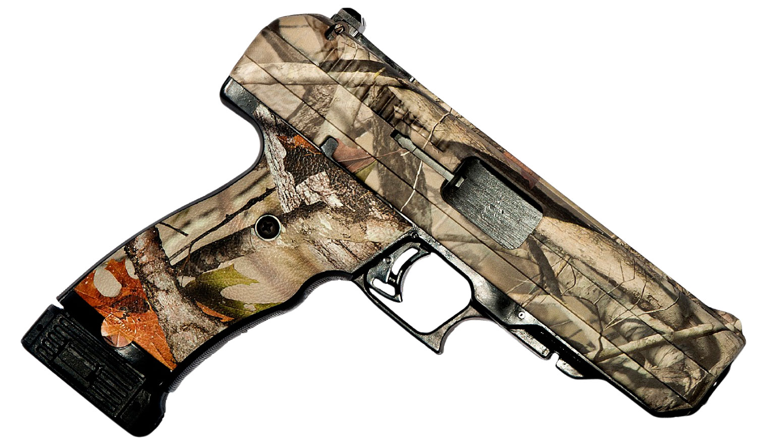 Hi-Point 34010WC JCP 40 S&W 10+1, 4.50" Black Steel Barrel, Hydro-Dipped Woodland Camo Serrated Steel Slide, Hydro-Dipped Woodland Camo Polymer Frame w/Picatinny Rail & Grip 3 Hi-Point 34010WC JCP 40 S&W 10+1, 4.50" Black Steel Barrel, Hydro-Dipped Woodland Camo Serrated Steel Slide, Hydro-Dipped Woodland Camo Polymer Frame w/Picatinny Rail & Grip