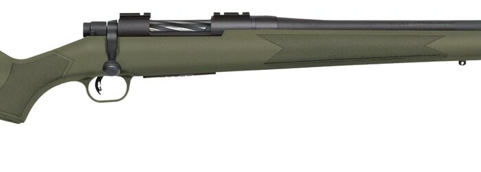 Mossberg 28225 Patriot  400 Legend 4+1 20" Matte Blued Threaded Barrel, OD Green Synthetic Stock