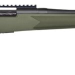 Mossberg 28223 Patriot 6.5 PRC 4+1 24" Matte Blued Fluted Threaded Barrel, OD Green Synthetic Stock 2 196873