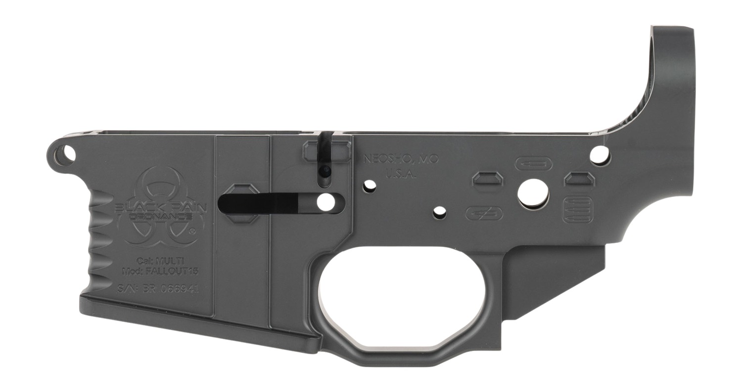 BRO BRO-MLR-ABLK BRO MILLED LOWER REC CERAKOTE 3 BRO BRO-MLR-ABLK BRO MILLED LOWER REC CERAKOTE