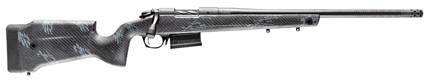 Bergara Rifles B14S7515CF B-14 Crest CF 25 Creedmoor 5+1 20" Carbon Fiber Threaded Barrel, Sniper Gray Cerakote Steel Drilled & Tapped Receiver, Fixed Carbon Fiber w/Black & Gray Sponge Accents Stock, 3 Bergara Rifles B14S7515CF B-14 Crest CF 25 Creedmoor 5+1 20" Carbon Fiber Threaded Barrel, Sniper Gray Cerakote Steel Drilled & Tapped Receiver, Fixed Carbon Fiber w/Black & Gray Sponge Accents Stock,