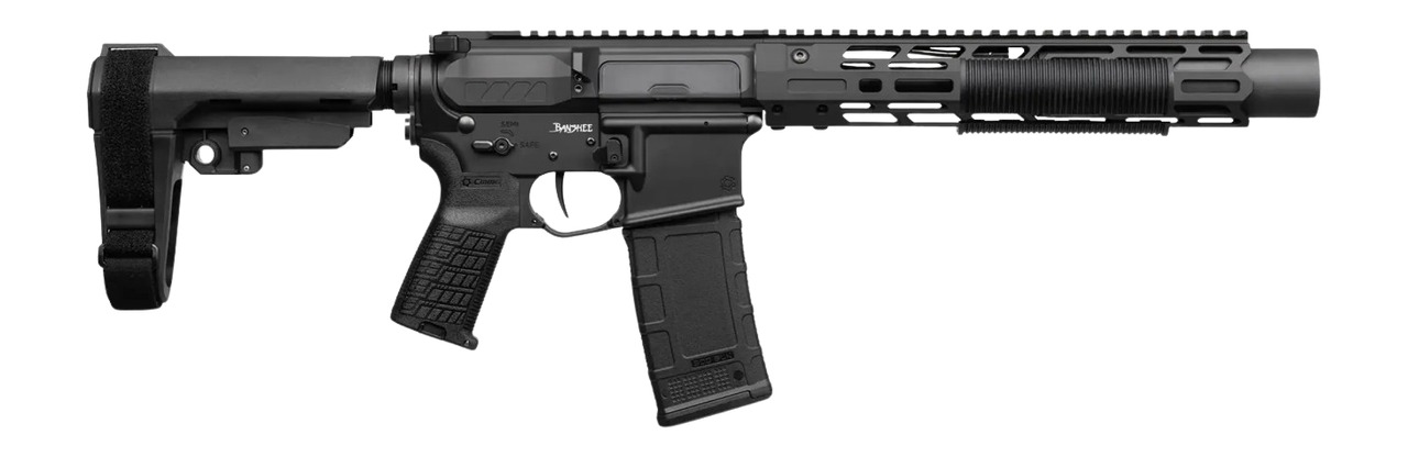 CMMG 30A0ED0-AB Zeroed Banshee Mk4 300 Blackout 30+1 6.50" Black Nitride Threaded Barrel, Black Armor Cerakote Aluminum Receiver w/Picatinny Rail, M-LOK Handguard, Black Polymer CMMG RipBrace, CMMG Ze 3 CMMG 30A0ED0-AB Zeroed Banshee Mk4 300 Blackout 30+1 6.50" Black Nitride Threaded Barrel, Black Armor Cerakote Aluminum Receiver w/Picatinny Rail, M-LOK Handguard, Black Polymer CMMG RipBrace, CMMG Ze