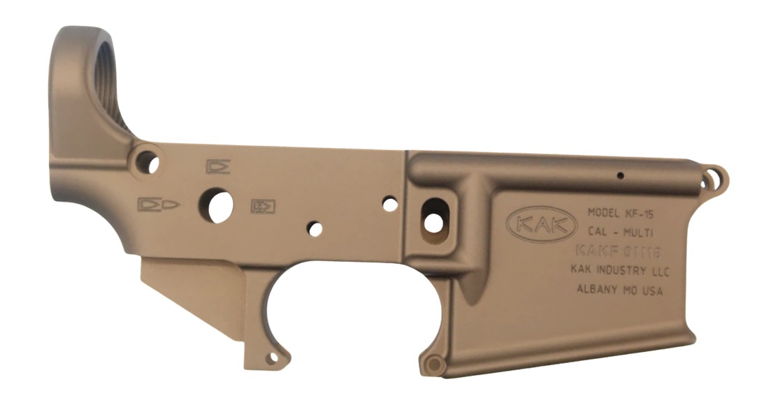 KAK MO-801-0604-001F KF-15 FORGED AR15 LOWER FDE 3 KAK MO-801-0604-001F KF-15 FORGED AR15 LOWER FDE