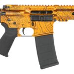 Shark Coast Tactical SCC07329TOPOR-P Topography 5.56 NATO 30+1 10.50" Black Nitride Threaded Barrel, Aluminum Receiver w/Picatinny Rail, M-LOK Handguard, Polymer SB Tactical SBA3 Brace, Polymer Grip 2 198608