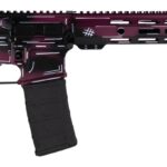 Shark Coast Tactical SCC02119ABKCH Anime-15 5.56 NATO 30+1 16" Black Nitride Threaded Barrel, Black Cherry Cerakote Aluminum Receiver w/Picatinny Rail, M-LOK Handguard, Magpul Collapsible Black Polym 2 198614