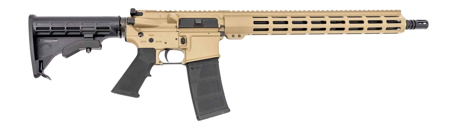Andro Corp Industries 55616BBFDE ACI-15 Bravo 5.56 NATO 30+1 16" Black Nitride Threaded Barrel, Flat Dark Earth Aluminum Receiver w/Picatinny Rail, M-LOK Handguard, M4 Black Polymer Stock, A2 Grip, Am 3 Andro Corp Industries 55616BBFDE ACI-15 Bravo 5.56 NATO 30+1 16" Black Nitride Threaded Barrel, Flat Dark Earth Aluminum Receiver w/Picatinny Rail, M-LOK Handguard, M4 Black Polymer Stock, A2 Grip, Am