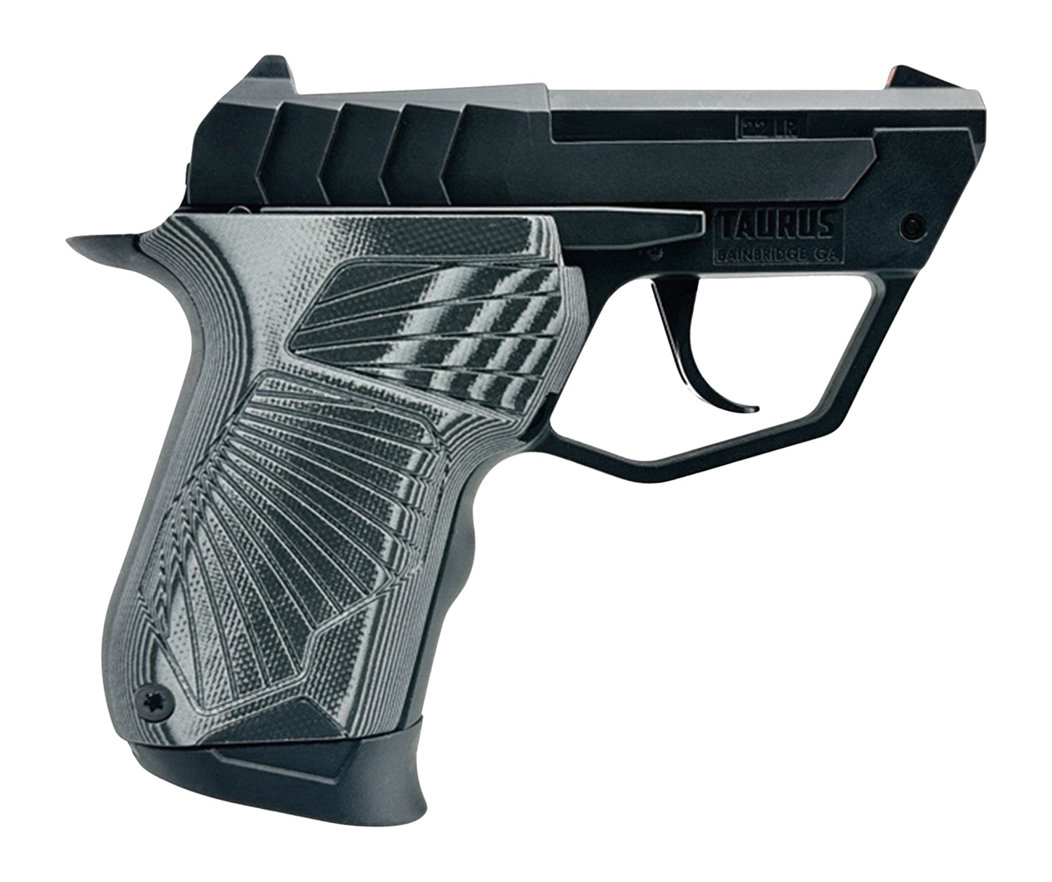 Taurus 1-22TUC131-GRG10 22TUC Micro-Compact Frame 22 LR 9+1 2.50" Black Barrel, Serrated Slide & Black Polymer Frame, G10 Grip 3 Taurus 1-22TUC131-GRG10 22TUC Micro-Compact Frame 22 LR 9+1 2.50" Black Barrel, Serrated Slide & Black Polymer Frame, G10 Grip