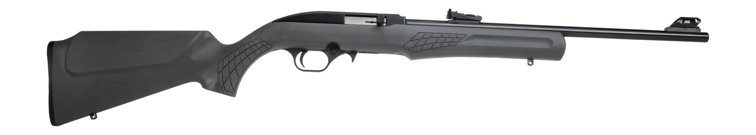 Rossi RS22L1811G RS22  22 LR 10+1 18" Black Matte Barrel, Black Aluminum 3/8" Dovetail Receiver, Fixed Gray Synthetic Stock