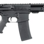 Andro Corp Industries 30010HBMPS ACI-15 Halo 300 Blackout 30+1 10" Black Nitride Threaded Barrel, Black Anodized Aluminum Receiver w/Picatinny Rail, M-LOK Handguard, Black Polymer SBA3 Pistol Brace, A 2 200234