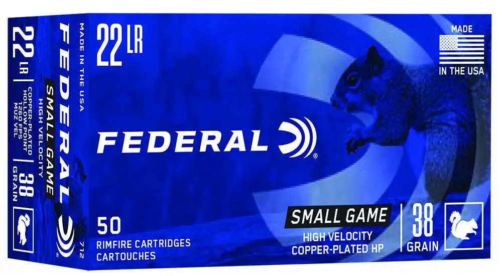 FEDERAL 22LR GAME SHOK 38GR CPHP 3 FEDERAL 22LR GAME SHOK 38GR CPHP