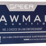 Speer 53826 Lawman Training Clean-Fire 9mmLuger 147gr Total Metal Jacket Flat Nose 50 Per Box/20 Case 1 26737