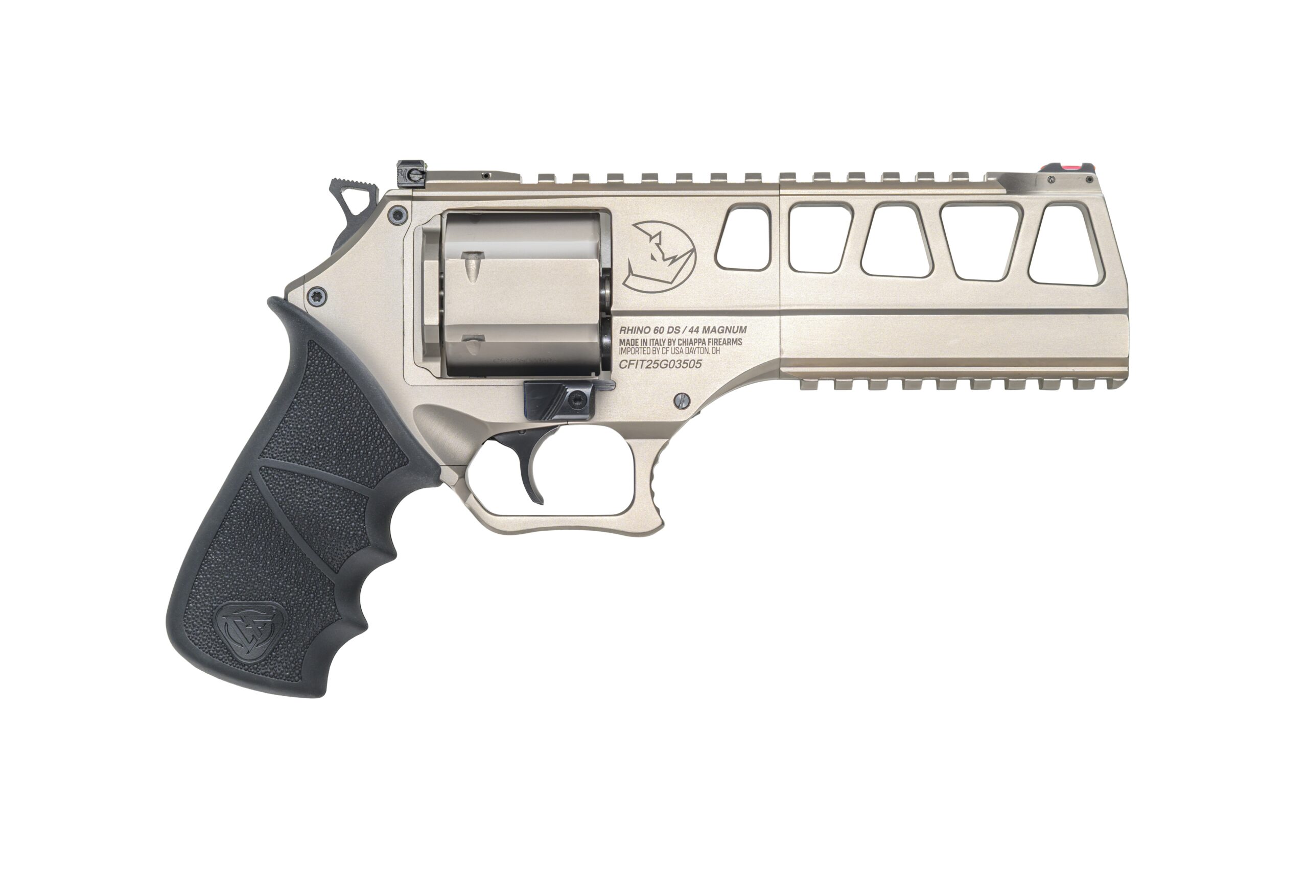 CHIAPPA FIREARMS RHINO 60DS L 44MAG 6" NKL ADJ 3 CHIAPPA FIREARMS RHINO 60DS L 44MAG 6" NKL ADJ