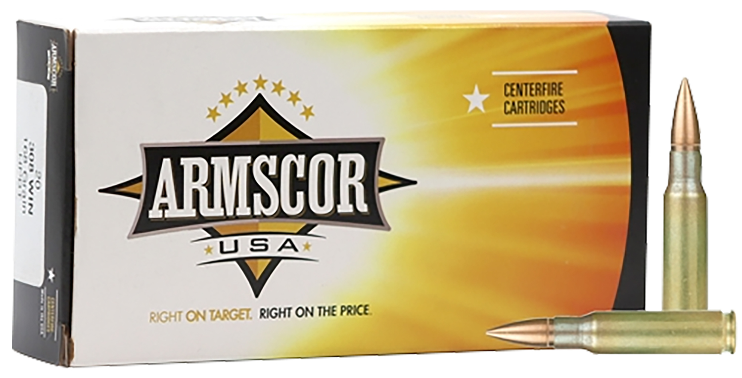 Armscor AC3082N USA 308Win 168gr Hollow Point Boat Tail 20 Per Box/10 Case 3 Armscor AC3082N USA 308Win 168gr Hollow Point Boat Tail 20 Per Box/10 Case