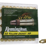 Remington Ammunition 21280 Yellow Jacket Rimfire 22LR 33gr Truncated Cone Hollow Point 100 Per Box/50 Case 2 41061