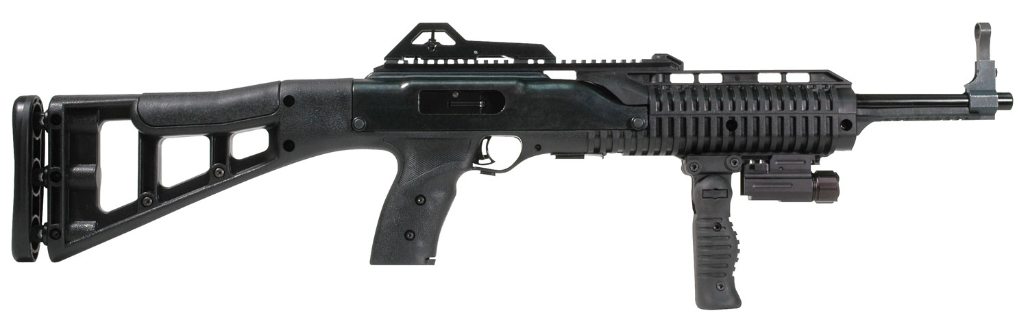 Hi-Point 995FGFLTS 995TS Carbine 9mm Luger 16.50" 10+1 Black All Weather Molded Stock W/Forward Folding Grip and Weapon-Mounted Flashlight 3 Hi-Point 995FGFLTS 995TS Carbine 9mm Luger 16.50" 10+1 Black All Weather Molded Stock W/Forward Folding Grip and Weapon-Mounted Flashlight