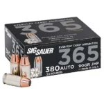 SIG SAUER V-CROWN 365 380ACP 365 JHP 20RD BX 200RD CASE 2 675484 14240733