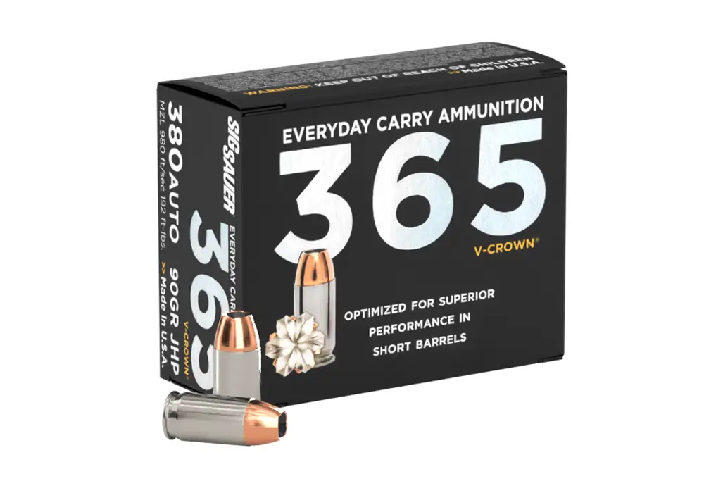 SIG SAUER V-CROWN 365 380ACP 365 JHP 20RD BX 200RD CASE 4 SIG SAUER V-CROWN 365 380ACP 365 JHP 20RD BX 200RD CASE - Image 2
