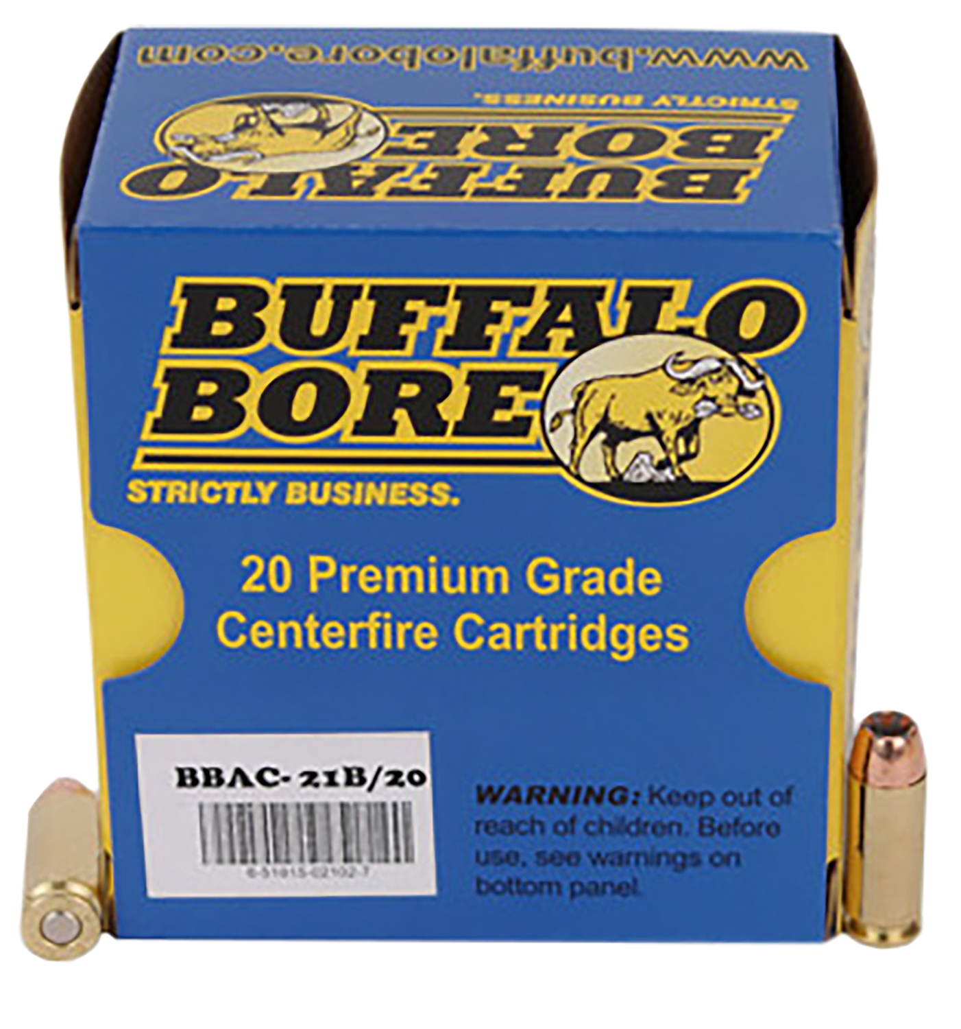 Buffalo Bore Ammunition 21B20 Heavy Strictly Business 10mmAuto 180gr Jacket Hollow Point 20 Per Box/12 Case 3 Buffalo Bore Ammunition 21B20 Heavy Strictly Business 10mmAuto 180gr Jacket Hollow Point 20 Per Box/12 Case