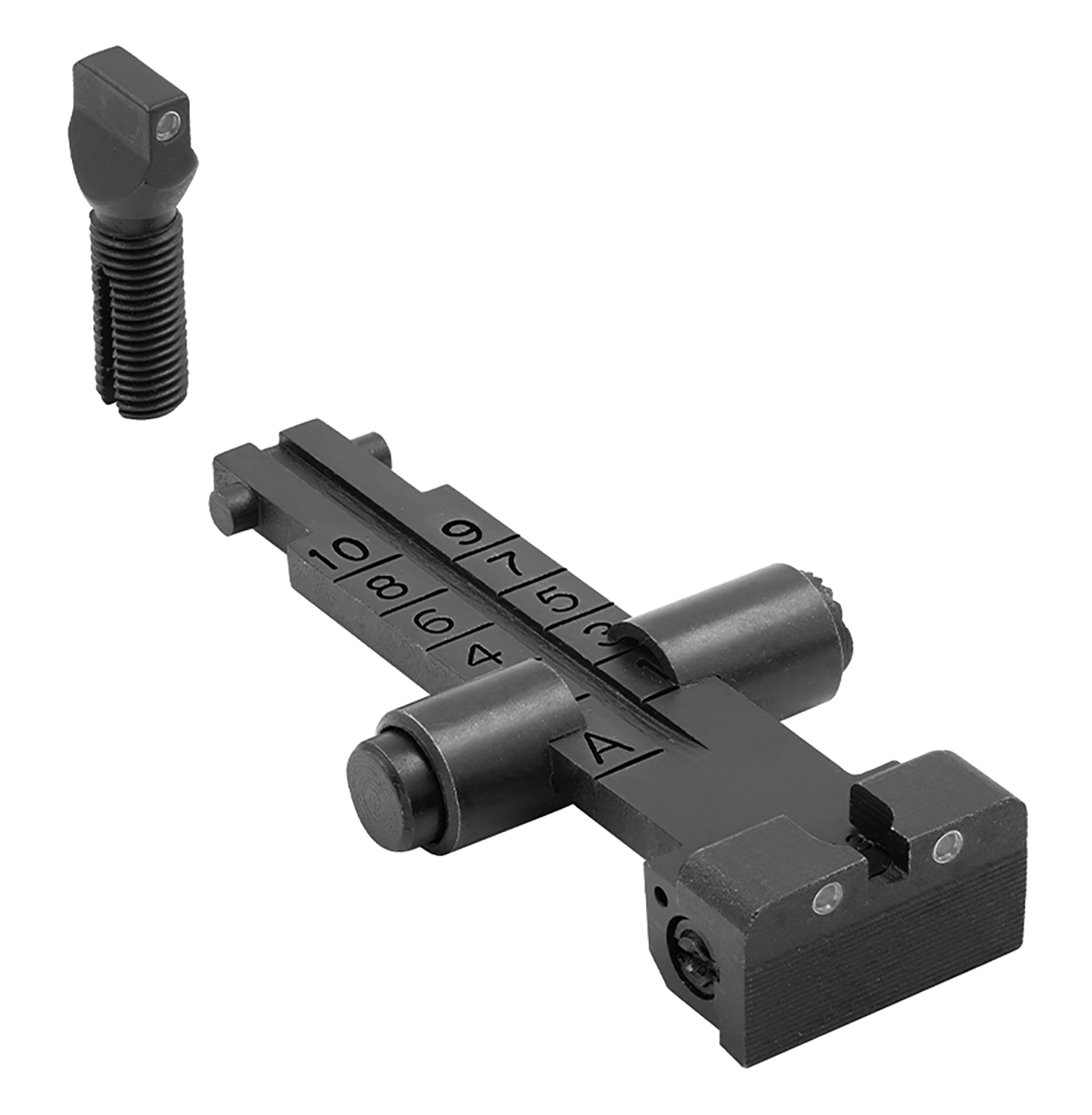 Meprolight USA 1331153101 Tru-Dot Self Illuminated AK/AKM Sight Black 3-Dot Green Front & Rear Sight Set for AK/AKM 3 Meprolight USA 1331153101 Tru-Dot Self Illuminated AK/AKM Sight Black 3-Dot Green Front & Rear Sight Set for AK/AKM