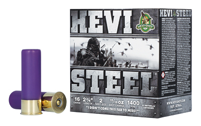 HEVI-STEEL 16GA 2.75" 15/16OZ #2 3 HEVI-STEEL 16GA 2.75" 15/16OZ #2