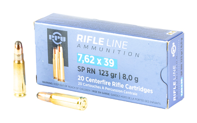 PPU 7.62X39 SP 123GR 20/1000 3 PPU 7.62X39 SP 123GR 20/1000