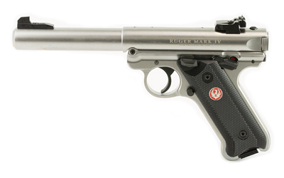 RUGER MRK IV TRGT 22LR 5.5" 10RD STN 3 RUGER MRK IV TRGT 22LR 5.5" 10RD STN