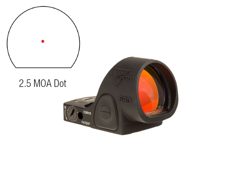 TRIJICON SRO ADJ SIGHT LED 2.5 MOA RED 3 TRIJICON SRO ADJ SIGHT LED 2.5 MOA RED