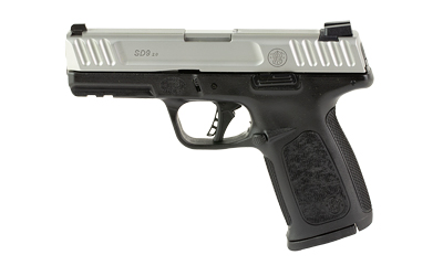 Cart 3 S&W SD9 2.0 9MM 4" 10RD BLK/SLV