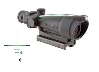 TRIJICON ACOG 3.5X35 .308 BLSTC GREEN 3 TRIJICON ACOG 3.5X35 .308 BLSTC GREEN