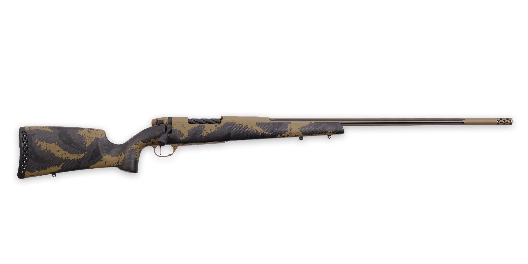 WEATHERBY MARK V APEX 22CR 22" FDE 3 WEATHERBY MARK V APEX 22CR 22" FDE