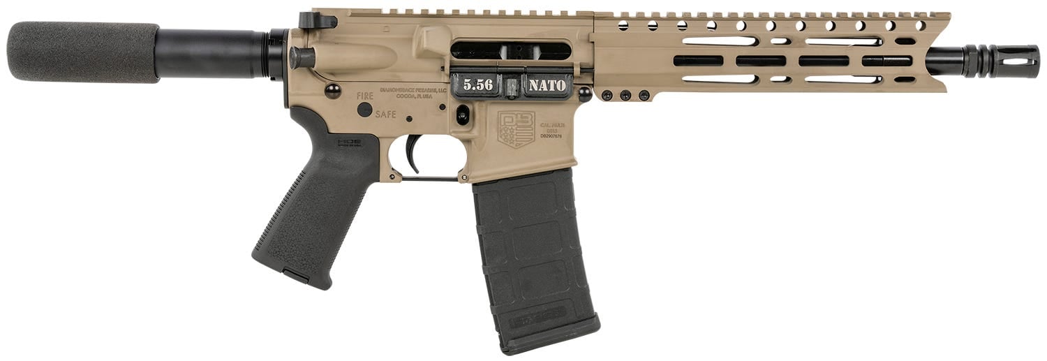 DIAMONDBACK FIREARMS DB-15 PIST 5.56MM FDE 10" 3 DIAMONDBACK FIREARMS DB-15 PIST 5.56MM FDE 10"