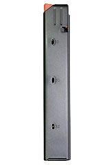 ASC AR Family Rifle Magazine Orange Follower Black Stainless Steel 9mm Luger 20/rd 3 ASC AR Family Rifle Magazine Orange Follower Black Stainless Steel 9mm Luger 20/rd