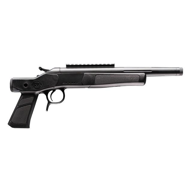 CVA Scout XP Pistol .338 ARC Single Shot 11.5" Threaded Fluted Stainless Steel Barrel w/Graphite Black Stock 3 CVA Scout XP Pistol .338 ARC Single Shot 11.5" Threaded Fluted Stainless Steel Barrel w/Graphite Black Stock