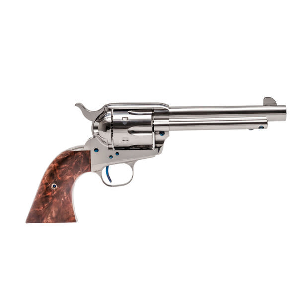 Standard Manufacturing SAA Nickel Revolver .45 Colt 6rd Capacity 5.5" Barrel 2 Piece Grip 3 Standard Manufacturing SAA Nickel Revolver .45 Colt 6rd Capacity 5.5" Barrel 2 Piece Grip