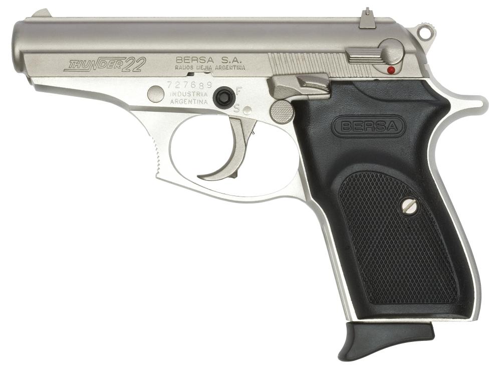 BERSA THUNDER 22LR DA NICKEL 10RD PISTOL 3 BERSA THUNDER 22LR DA NICKEL 10RD PISTOL