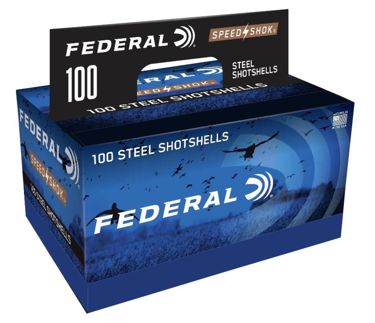 Federal Speed-Shok Shotshells 12 ga 3" 1-1/4oz 1450 fps #BB 100/ct 3 Federal Speed-Shok Shotshells 12 ga 3" 1-1/4oz 1450 fps #BB 100/ct