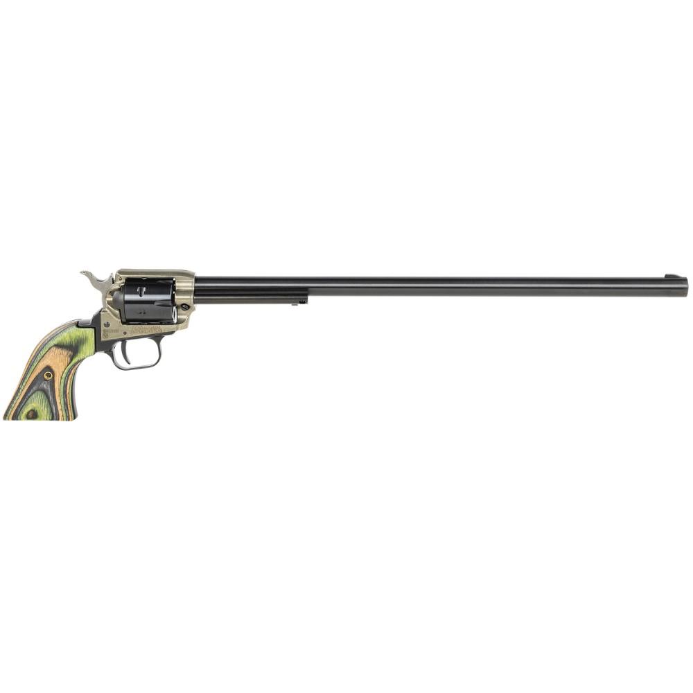 Heritage Rough Rider Handgun .22 LR 6/rd Capacity 16" Barrel Black with Laminate Green Grip 3 Heritage Rough Rider Handgun .22 LR 6/rd Capacity 16" Barrel Black with Laminate Green Grip