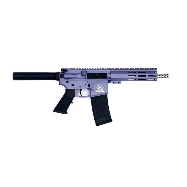Great Lakes AR-15 Handgun .223 Wylde 30rd Magazine 7.5" Stainless Barrel Wild Orchid Finish 3 Great Lakes AR-15 Handgun .223 Wylde 30rd Magazine 7.5" Stainless Barrel Wild Orchid Finish