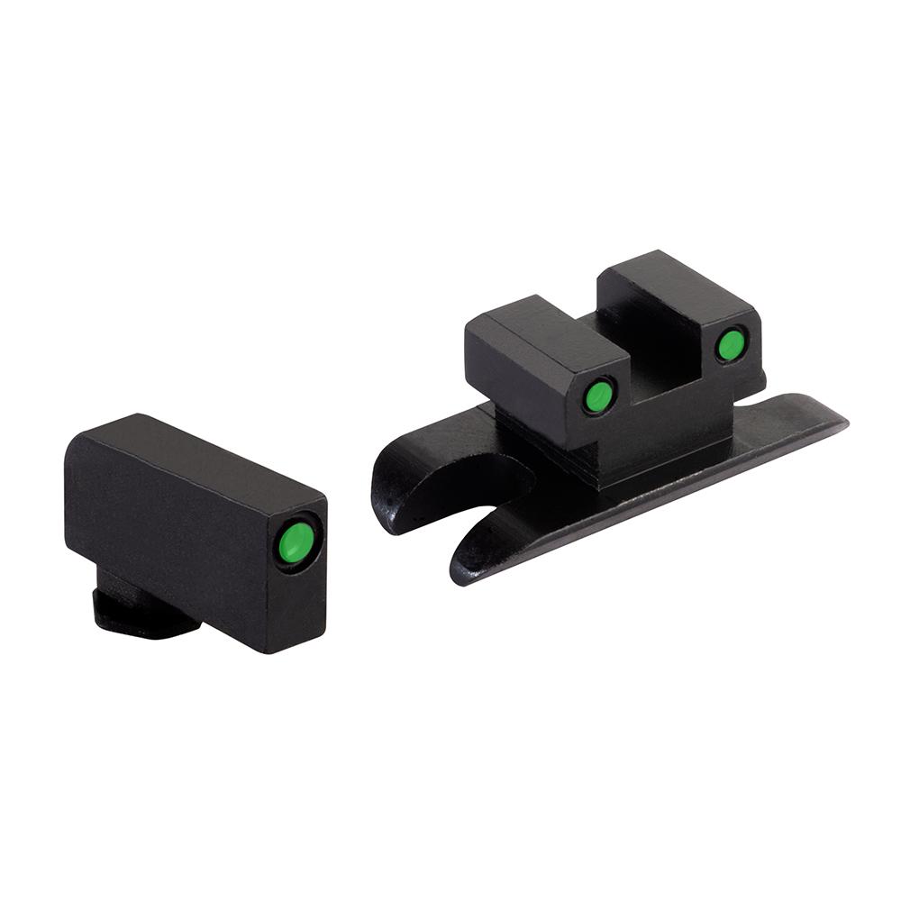 Ameriglo Optic Compatible Sight Set for Glock 43X/48 A-Cut Green with Black Front and Back 3 Ameriglo Optic Compatible Sight Set for Glock 43X/48 A-Cut Green with Black Front and Back