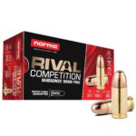 Norma Rival Competition Subsonic Rifle Ammunition 9mm Luger 147gr FMJ 935 fps 50/ct 1 https3A2F2Fmedia.chattanoogashooting.com2Fimages2Fproduct2FNH8019064022FNH8019064021