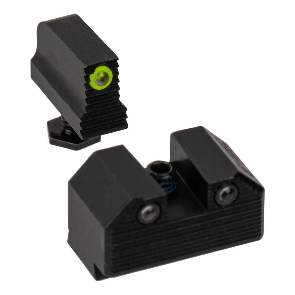 Optics Ready Stealth Night Sight Set Yellow Front Black Rear MOS Models 43x 3 Optics Ready Stealth Night Sight Set Yellow Front Black Rear MOS Models 43x